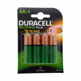 Battery Re-Ch Aa 4P Duracell