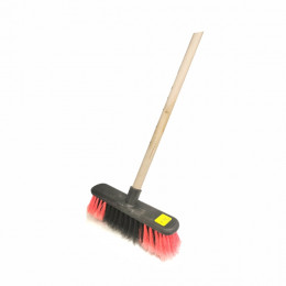 Floor Broom Soft Blk Bris Complete