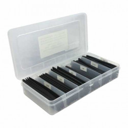 Assorted Heat Shrink Black 86Pc