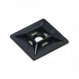 Cable Tie Mnt Sq 19X19 10Pc Blk