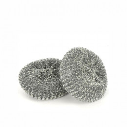 Pot Scourers Metal 2Pc Pp