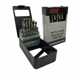 Drill Set Hss F/Ground 25Pc