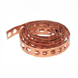 Perforated Copper 0.5X12Mm 1Mt