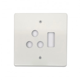 C/Tree Sgl Socket Cov Plate 4X4