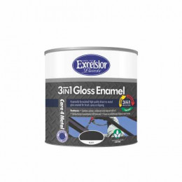 Enamel Gls Blk 3In1 1L Excelsior