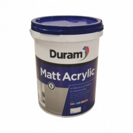 Pva Matt Acrylic White 20Lt Duram