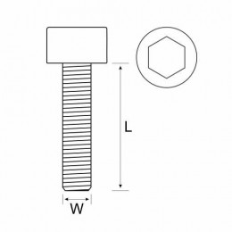 Cap Screw Bsw 3/16 X 3/4