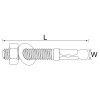 S/S Wedge Anchor 12X80 8Pc