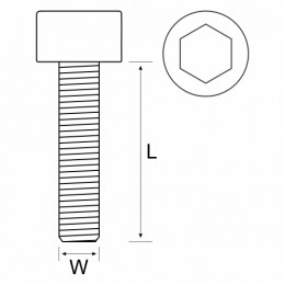 Cap Scr Ss 304  M5 X 10 50P