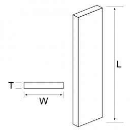 M/Stl Flat Bar 50X3Mmx2Mt Ea