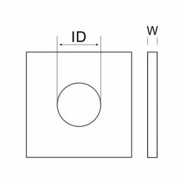 Flat Square Wash Eg 12X36X36X4