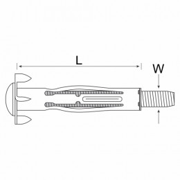 Hollow Wall Anchors 5X65 Hwa0527