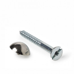 Mirror Screws 30Mm No.8 Coverhead