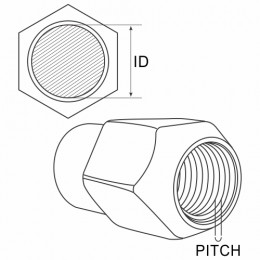 Wheel Mag Nut 12 X 1.5 Long