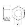 Nut Galv Metric M5 100Pc P/P