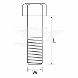 Prop Shaft Bolt 10.9 10X1.25X30 Head M14