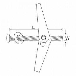 Spring Toggle Rhd Hd 6 X 60 25Pc