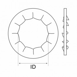 Star Washer Int Ss 304 M 5