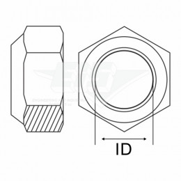 Stover Nut M16 X 1.5 Pitch