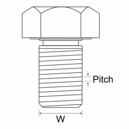 Metric Fine Sump Nut Bmw 12 X 1.5Mm