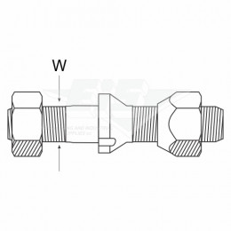 Trailer Wheel Stud 22Mm L/H