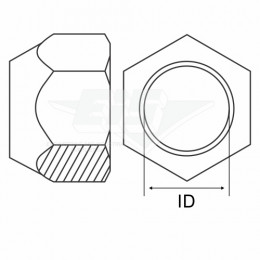 Wheel Nut 12X1.5 Ford/Maz/Toy