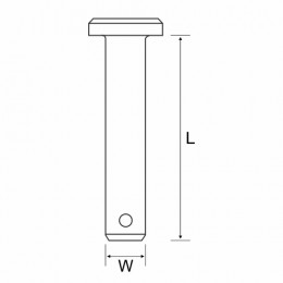 Clevis Pin 8 X 28Mm O/Length