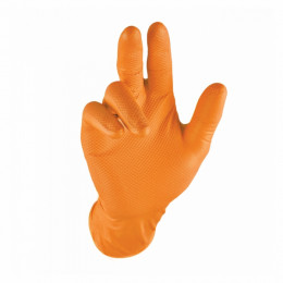 Glove Grippaz 50Pce Orange Large