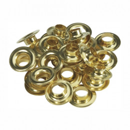 Grommet Brass 1/2" 24Pc Groz