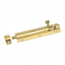 Barrel Bolt Straight 100Mm Brass