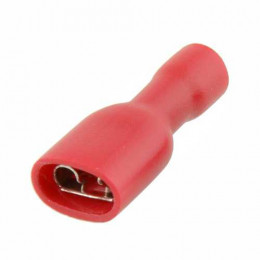 Lug P/On Fem Red 4.75X0.5 5Pc