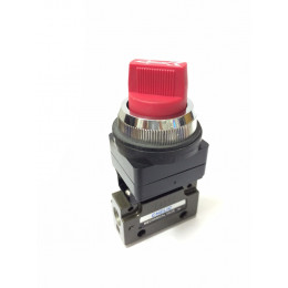 Twist Select Button Valve 5/2 1/4 Red