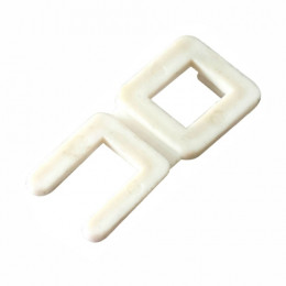 White Plastic  Buckles P/1000