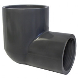 Pvc Elbow 20 Sol X 1/2" Bsp 90D