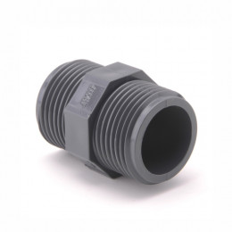 Pvc Hex Nipple 1/2" Bsp