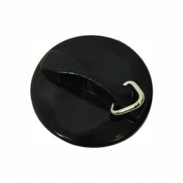 Black Rubber Bath Plug 32Mm