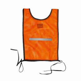 Hi Vis Mesh Bib - W/Reflec Tape Orange