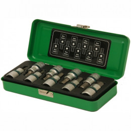 M/Tec Hex Bit Set 9Pc 1/2Dr