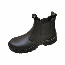 Safety Boot Blk 7 Chelsea  Dot