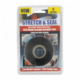 Stretch & Seal Sil Tape 5Mt Blk