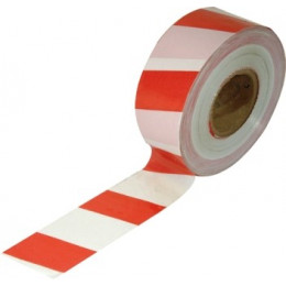 Chevron Tape Red/Wht 75X500Mt