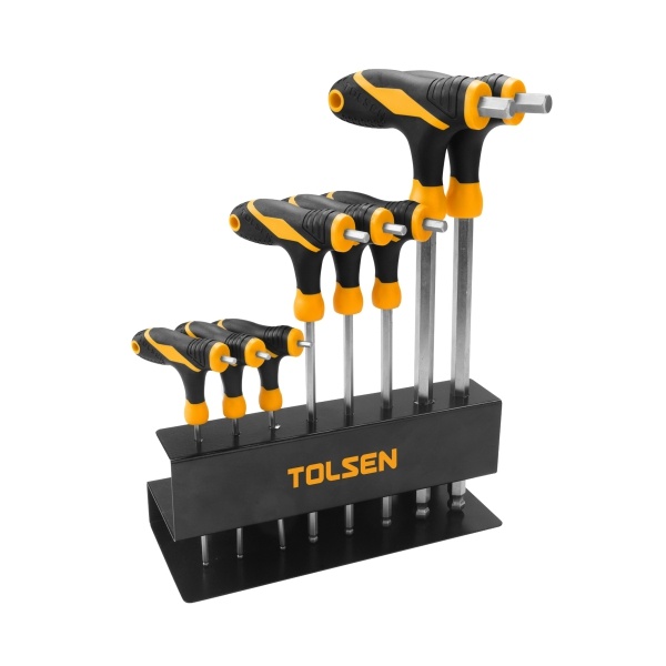 A/SET T-HANDLE HEX 8PCE TOLSEN A/SET T-HANDLE HEX 8PCE TOLSEN