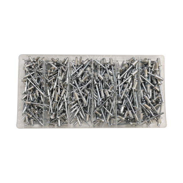 ASSORTED ALUM RIVET 500PC ASSORTED ALUM RIVET 500PC