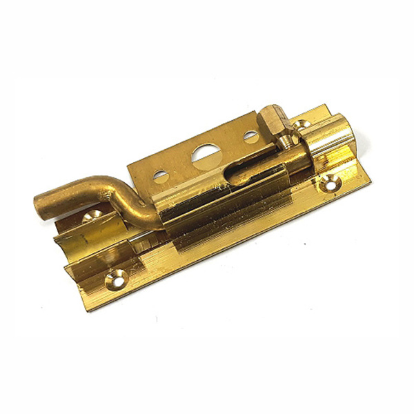 BARREL BOLT NECKED 50MM BRASS