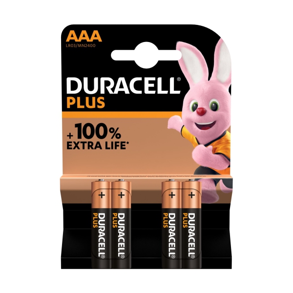 BATTERY AAA 4PC DURACELL BATTERY AAA 4PC DURACELL
