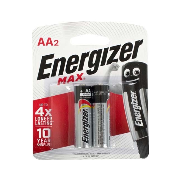 BATTERY AA 2PC ENERGIZER BATTERY AA 2PC ENERGIZER