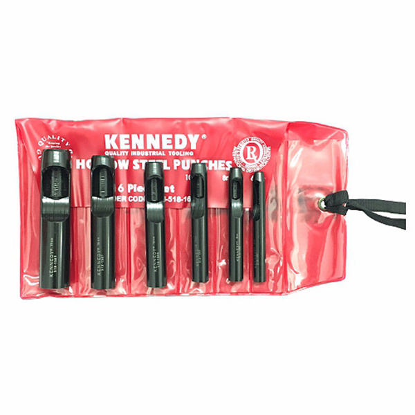 BELT PUNCH SET 6PC 6-19 KENNEDY BELT PUNCH SET 6PC 6-19 KENNEDY