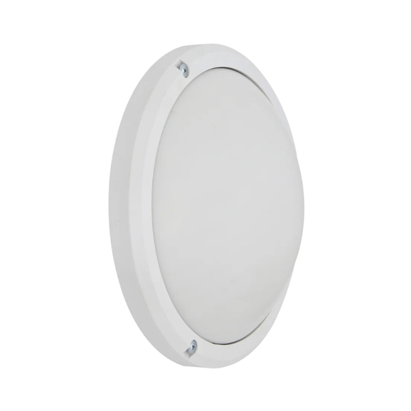 BULKHEAD RND WHITE E27 ECO