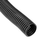 BLK CABLE CONVOLUTED 7.5mm P/MT SLIT BLK CABLE CONVOLUTED 7.5mm P/MT SLIT