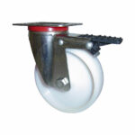 100MM SWIVEL NYL CAST C/W BRAKE